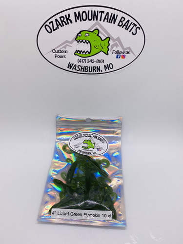 4” Lizard Green Pumpkin - Image 4