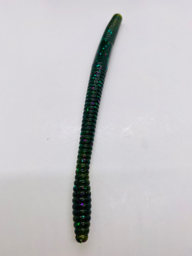 6” Trick Worm In watermelon candy - Image 2