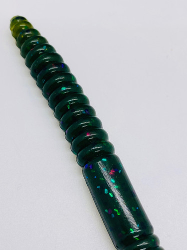 8” Trick worm in watermelon candy - Image 2