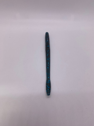6” Trick Worm Blue Craw - Image 2