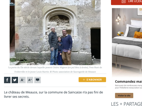 JDC : Une belle découverte au château de Meauce