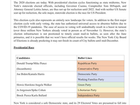 Our Election Day Newsletter