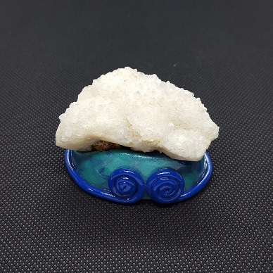 quartz blue spiral