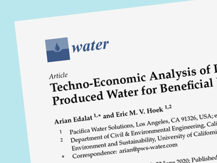 Techno-Economic Analysis of RO Desalination of Produced Water for Beneficial Reuse in California