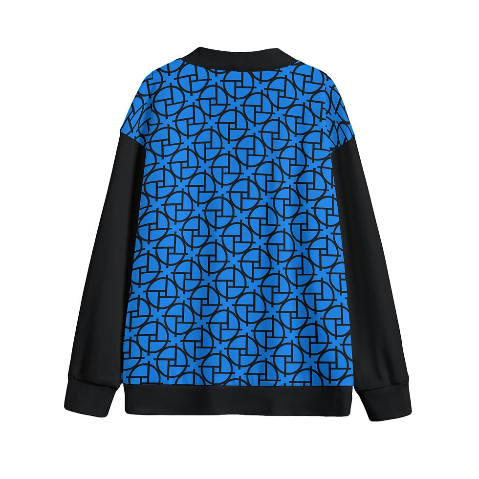 PERSPEKTIV* ™️ Signature V-neck Knitted Fleece Button-up Cardigan