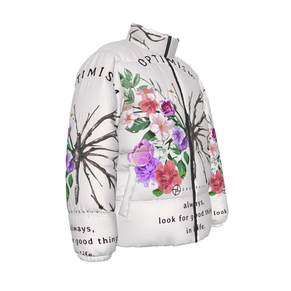 Thumbnail: PERSPEKTIV* ™️ “Optimism” Unisex Stand-up Collar Down Puffer Jacket