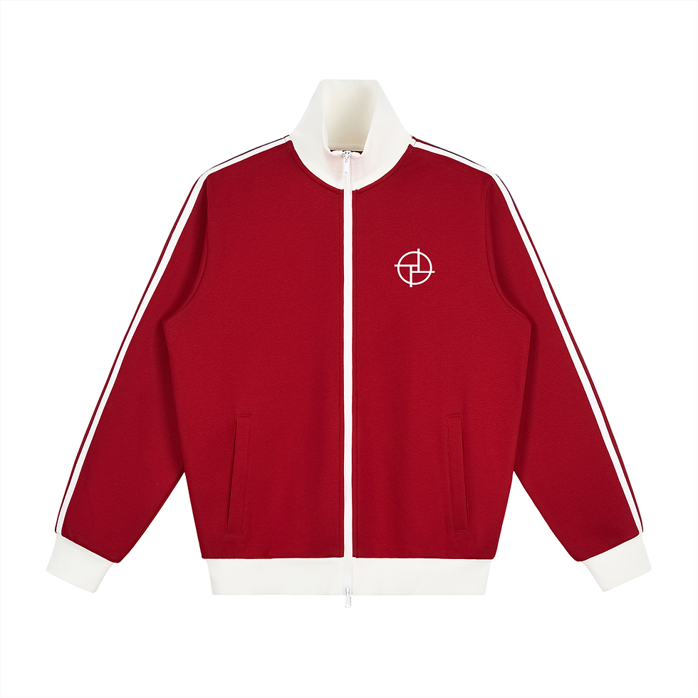 Miniatura: PERSPEKTIV* ™️ Contrast Side Stripe Fleece Track Jacket