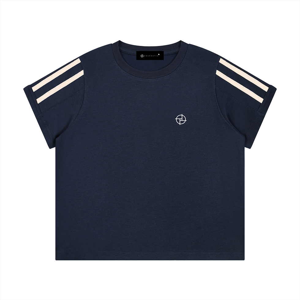 Miniatyrbilde: PERSPEKTIV* ™️ Women's  Varsity Stripe T-Shirt