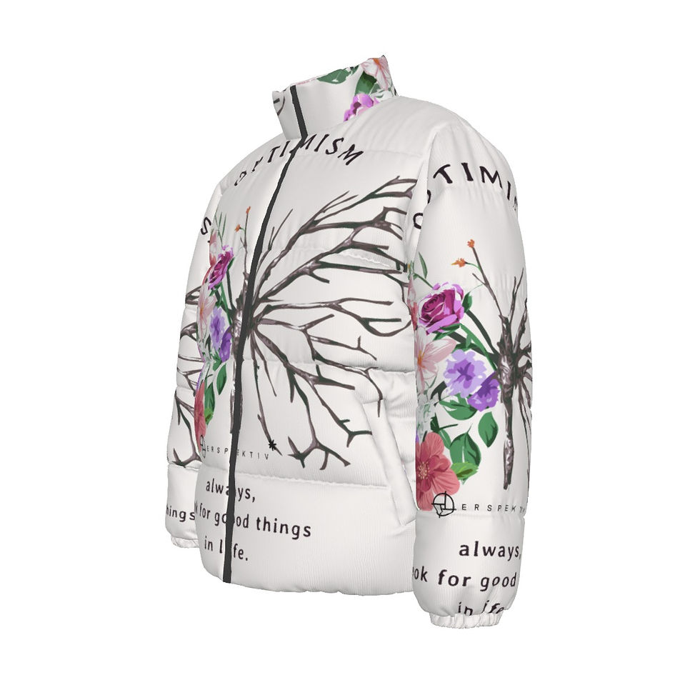 Thumbnail: PERSPEKTIV* ™️ “Optimism” Unisex Stand-up Collar Down Puffer Jacket
