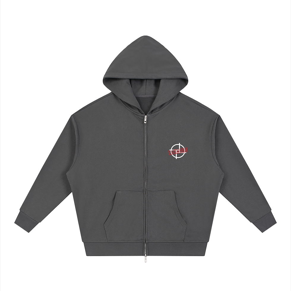 Indexkép: PERSPEKTIV* ™️ Uncensored Loose Solid Full Zip Hoodie