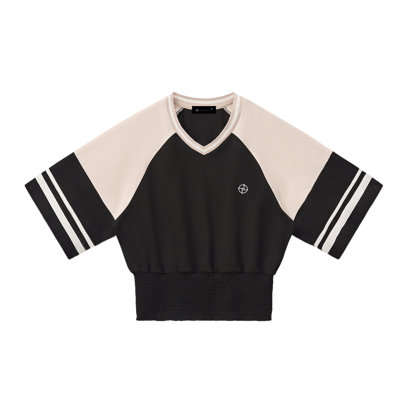 PERSPEKTIV*™️ Women's Color Block Ruched T-Shirt