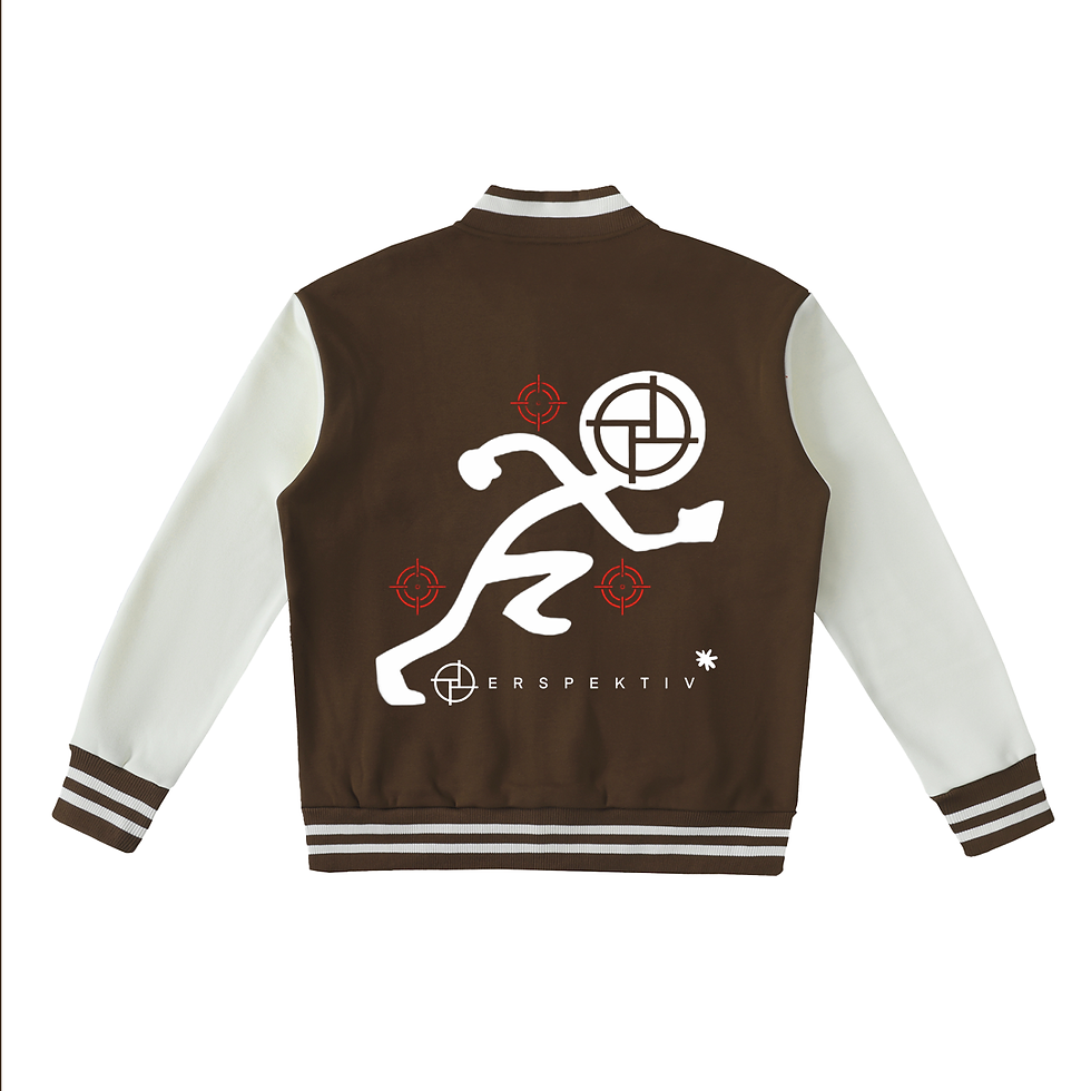 Thumbnail: PERSPEKTIV*™️ WAMT Two-Tone Fleeced Varsity Jacket