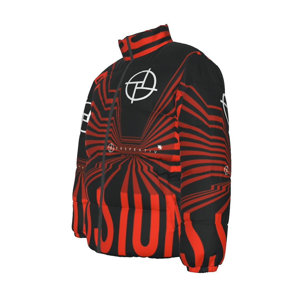 Thumbnail: PERSPEKTIV* ™️ “Fashion Passion” Unisex Stand-up Collar Down Puffer Jacket