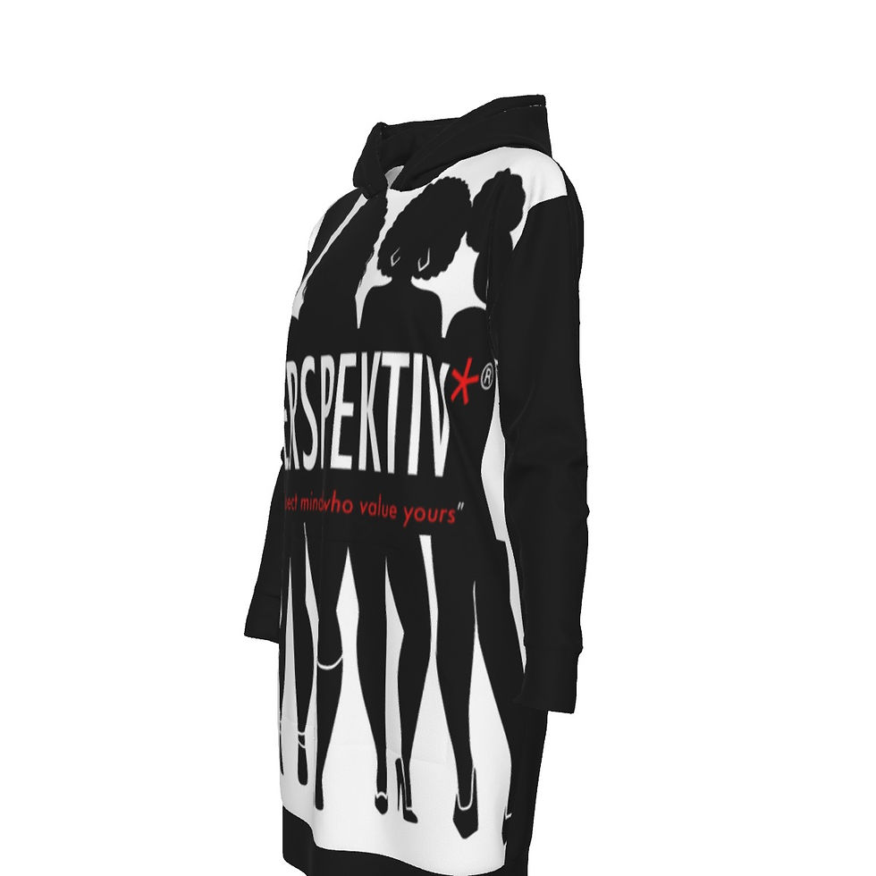 Thumbnail: Women's PERSPEKTIV* Long Sleeve Hoodie Dress