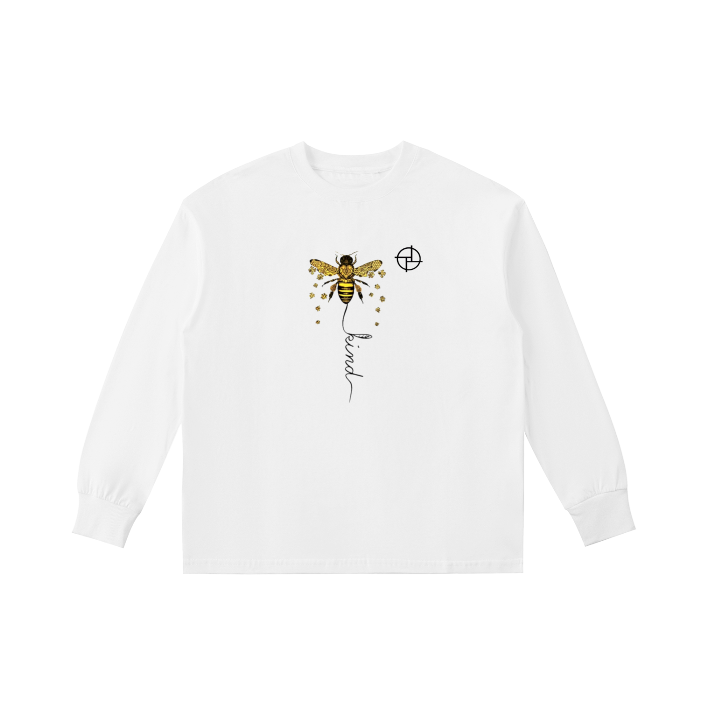 PERSPEKTIV* ™️ “Bee Kind” Kids' Quick-Dry Cotton Long-Sleeve Tee