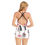 Thumbnail: PERSPEKTIV* ™️ Women’s “Share Post” Backless Romper With Black Straps