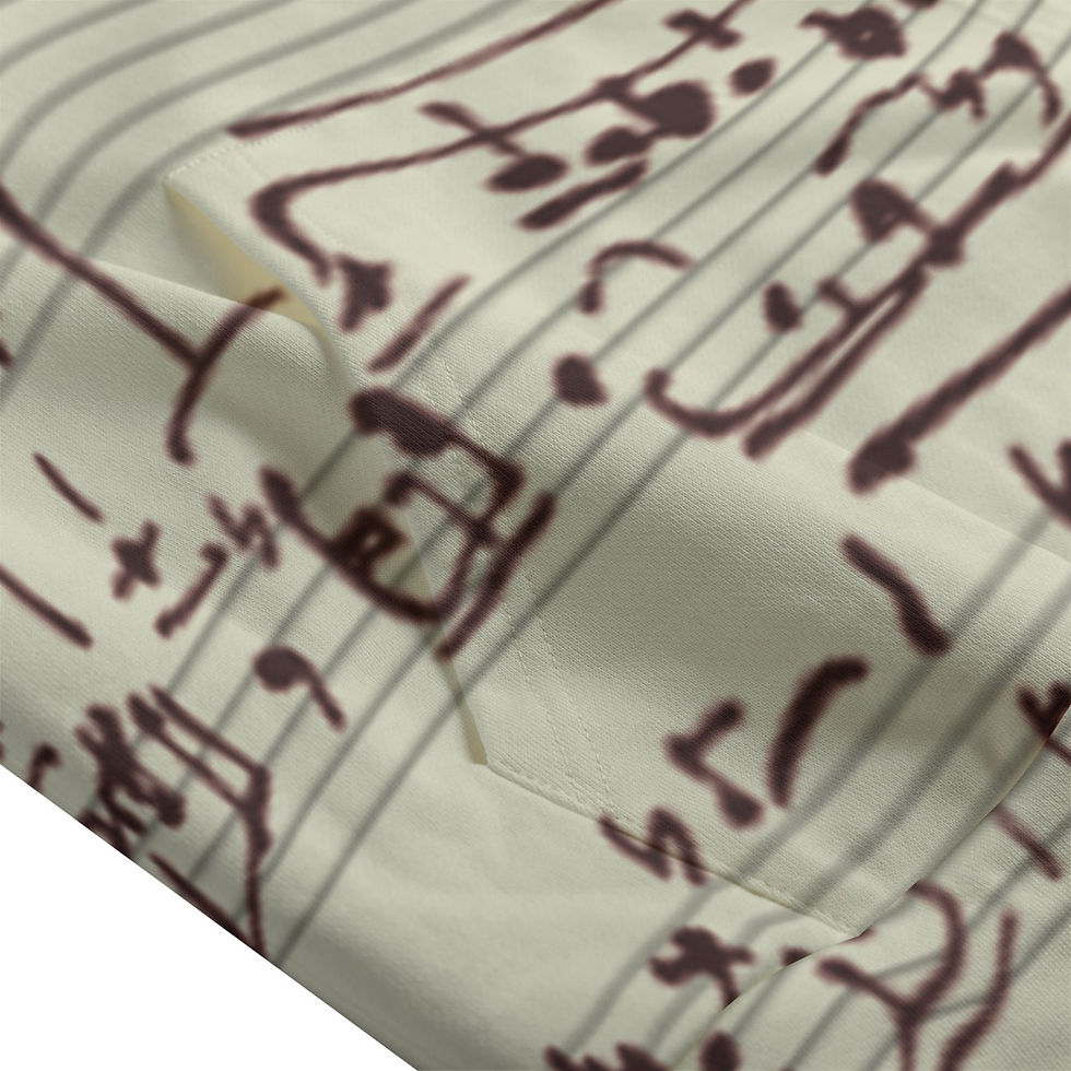 Miniatura: PERSPEKTIV* ™️ Muziq Notes Unisex Hooded Vest