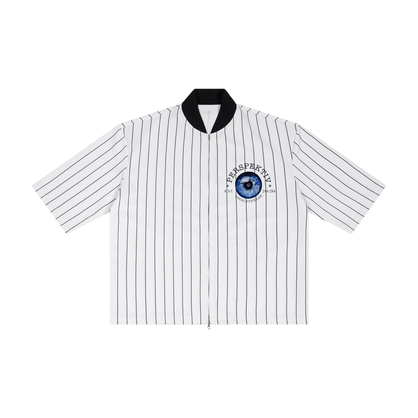 PERSPEKTIV* ™️ Unisex Striped Full-Zip Baseball Jersey