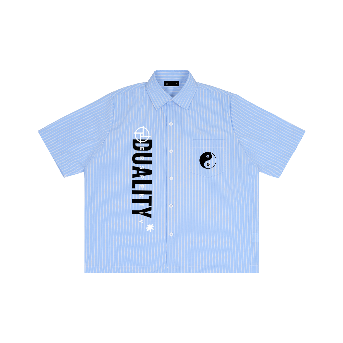 PERSPEKTIV* ™️ Striped Boxy Short Sleeve Shirt