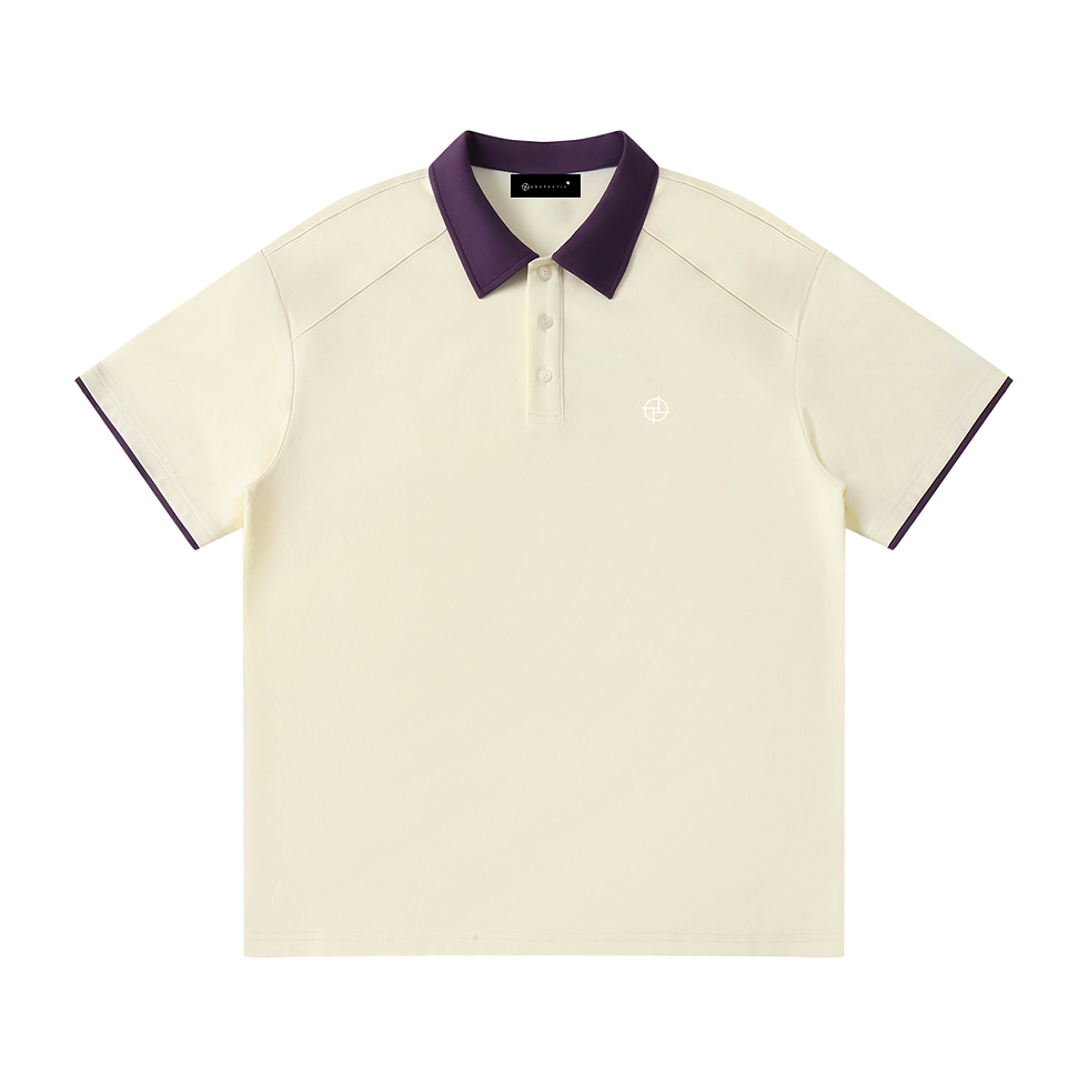 Thumbnail: PERSPEKTIV*™️ Contrast Collar Raglan Polo Shirt