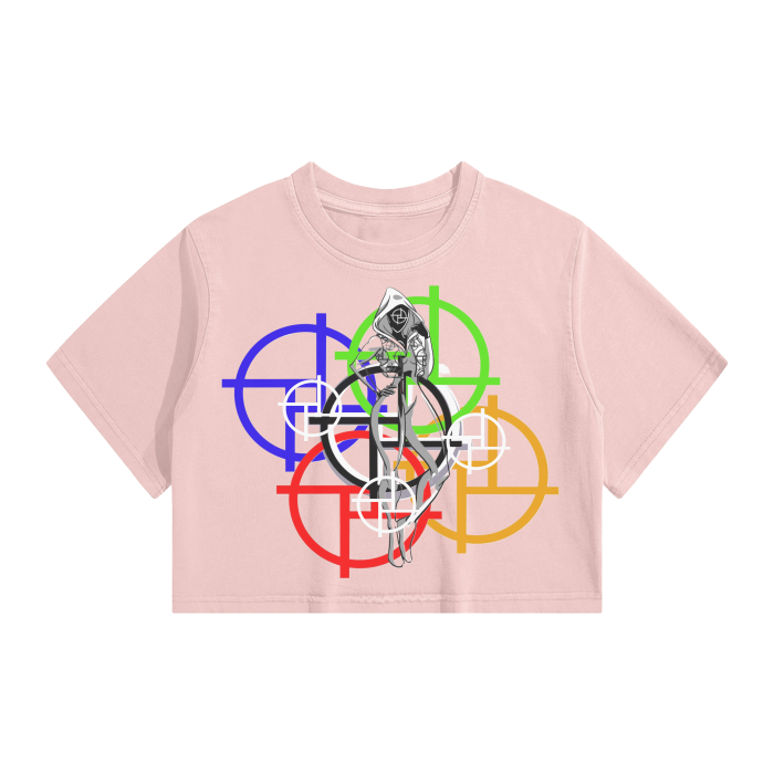 Women's PERSPEKTIV* ™️ Washed Effect Crop Top T