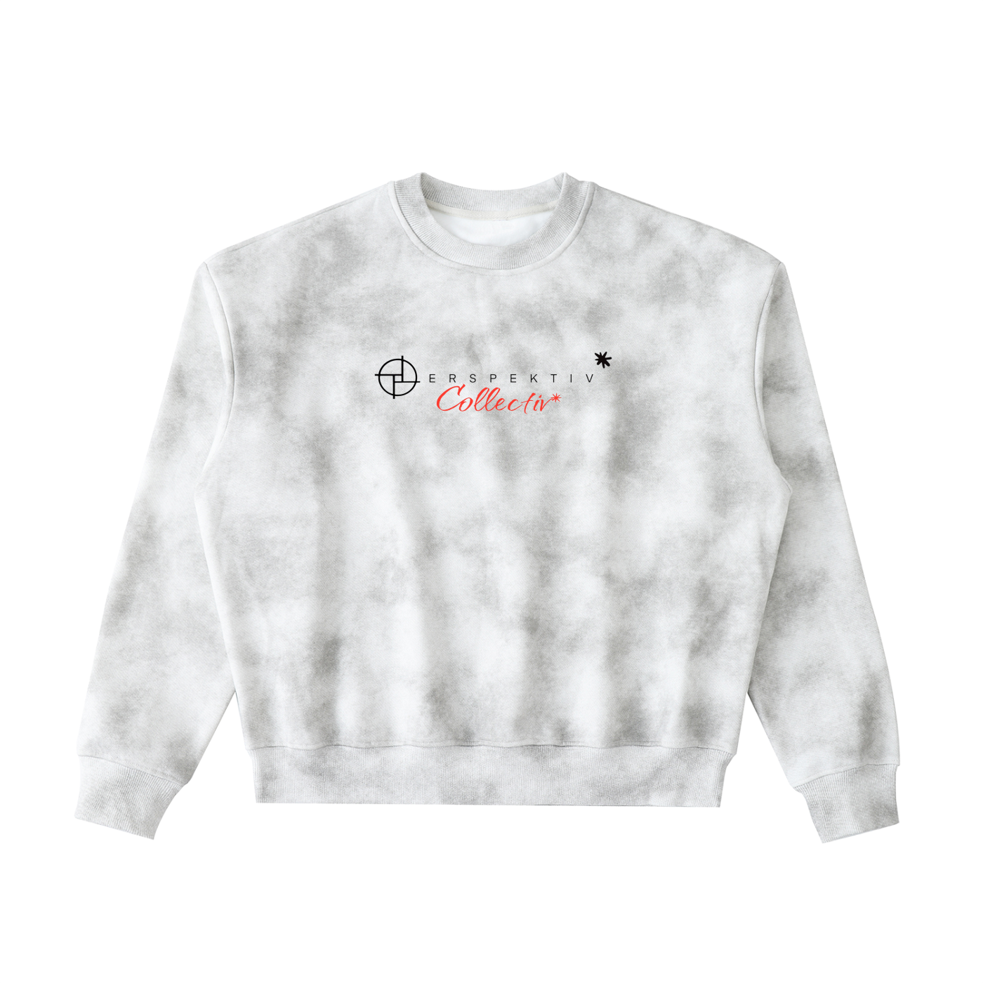 PERSPEKTIV* ™️ Dirty Washed Boxy Fleeced Sweatshirt