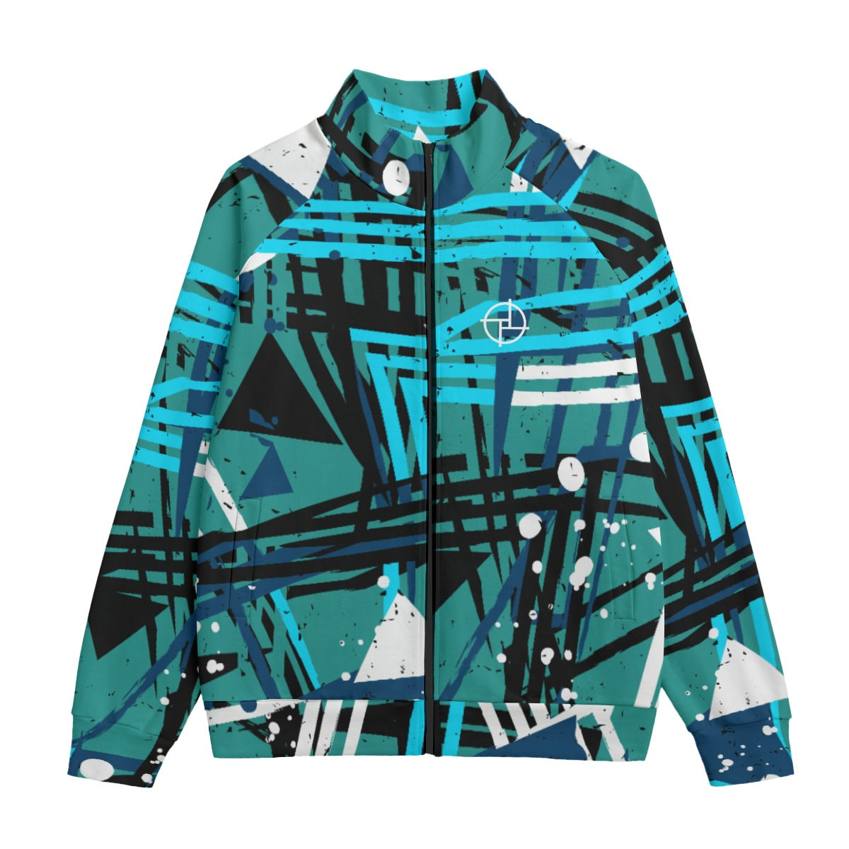 PERSPEKTIV* ™️ Unisex Stand Up Collar Jacket With Raglan Sleeve