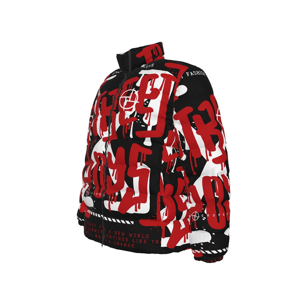 Thumbnail: PERSPEKTIV* ™️ “Street Boys” Unisex Stand Collar Slim Down Puffer Jacket