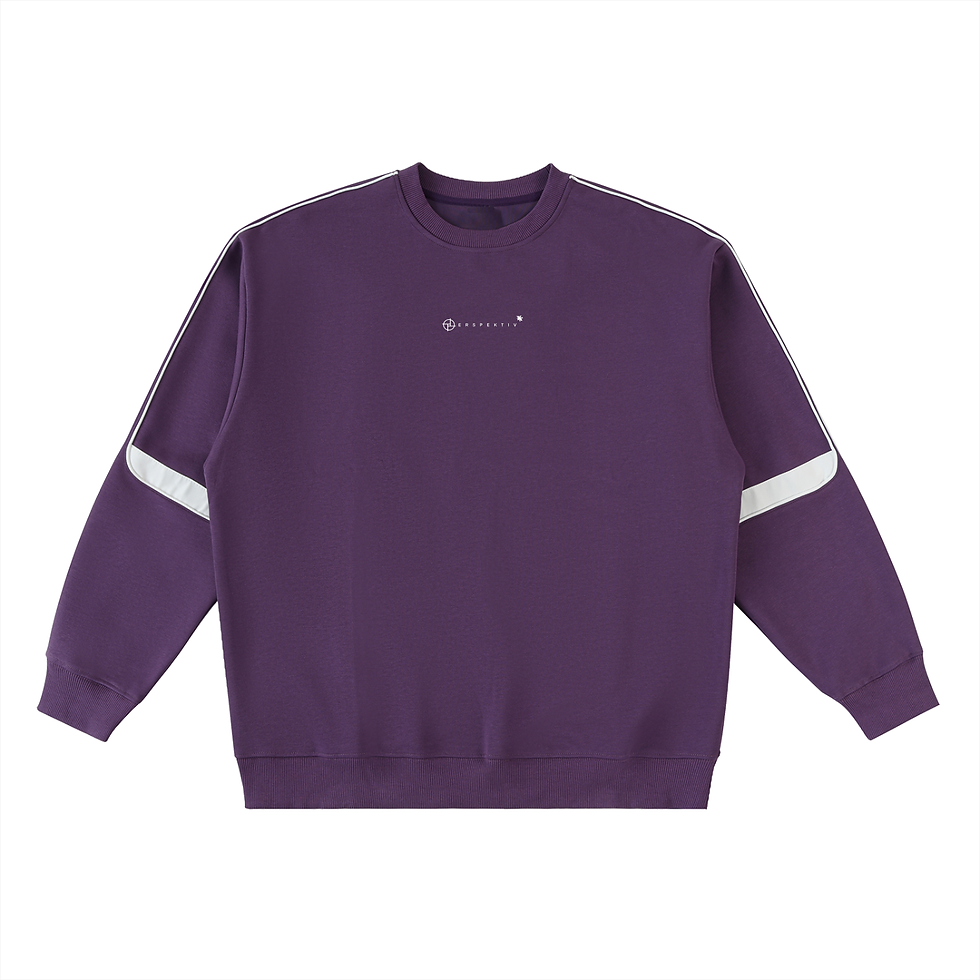 Miniatyrbilde: PERSPEKTIV* ™️ Oversized Crewneck Taped Sweatshirt