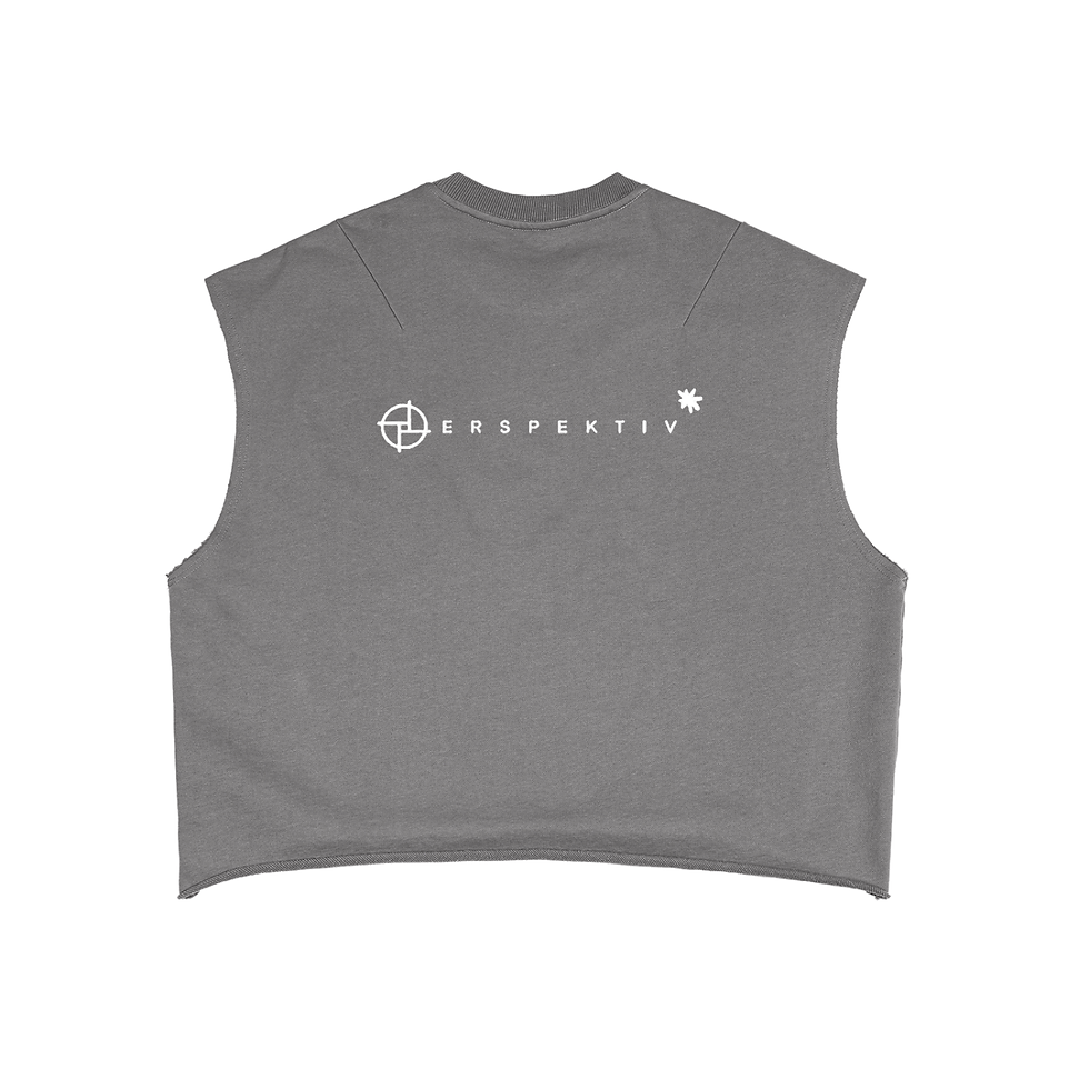 Thumbnail: PERSPEKTIV*™️ Sun Bathing French Terry Boxy Tank Top