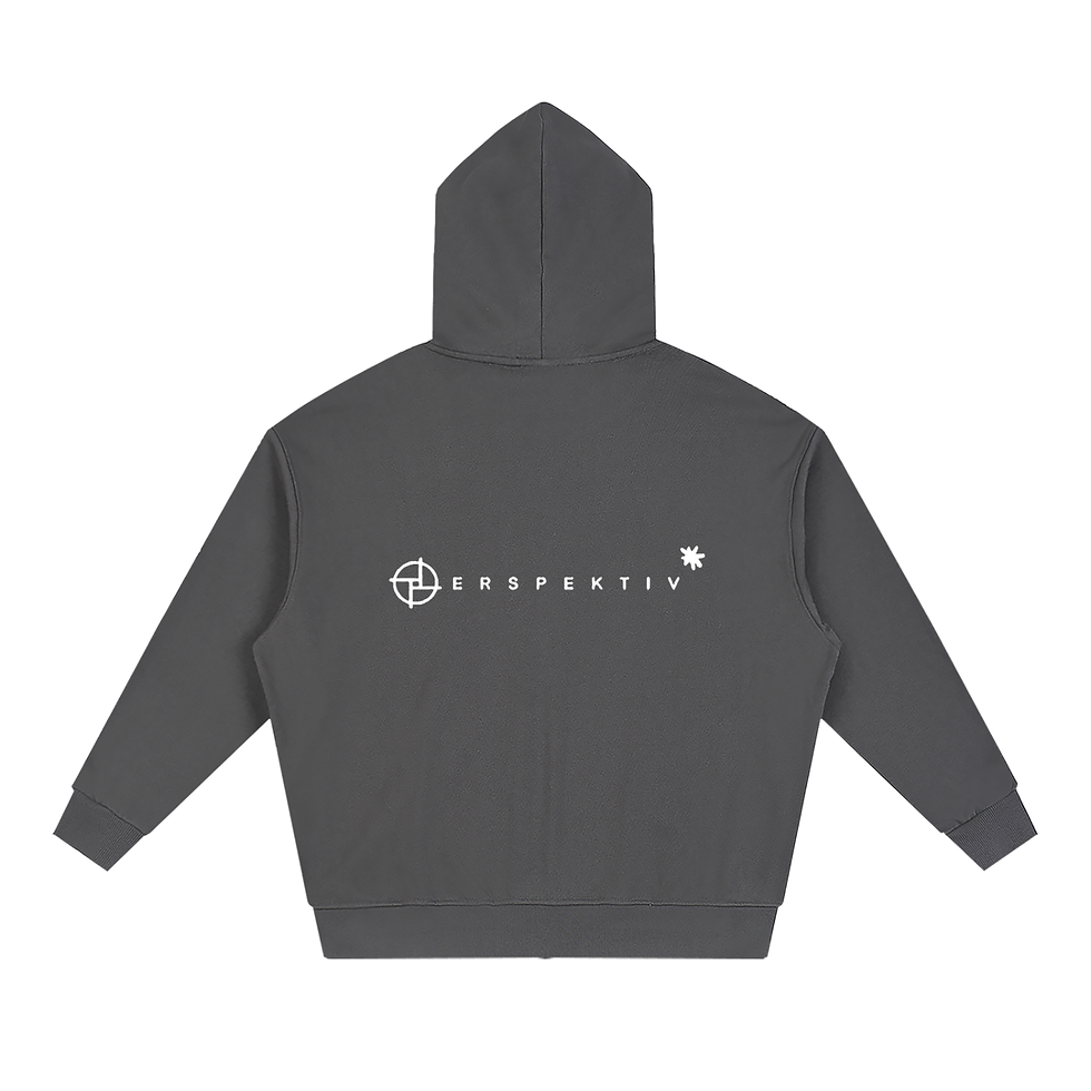 Indexkép: PERSPEKTIV* ™️ Uncensored Loose Solid Full Zip Hoodie