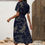 Thumbnail: PERSPEKTIV* ™️ Women's Shirt Dress with Waist Tie