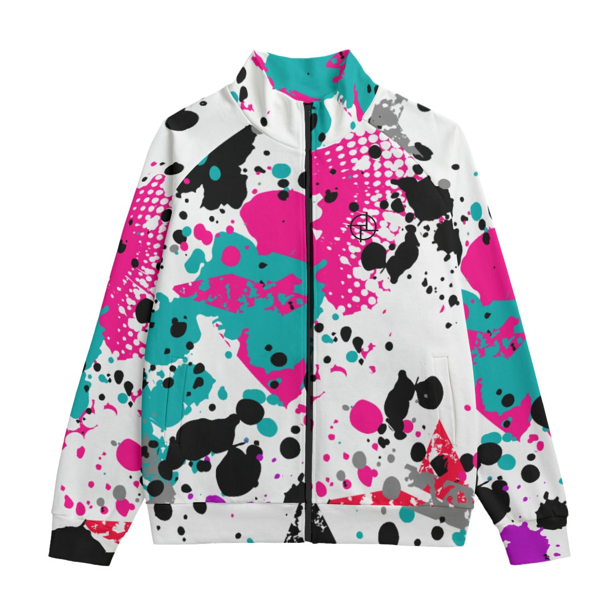 PERSPEKTIV* ™️ Unisex Stand Up Collar Jacket With Raglan Sleeve