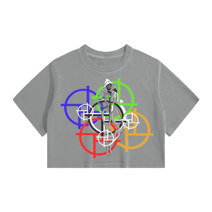 Women's PERSPEKTIV* ™️ Washed Effect Crop Top T