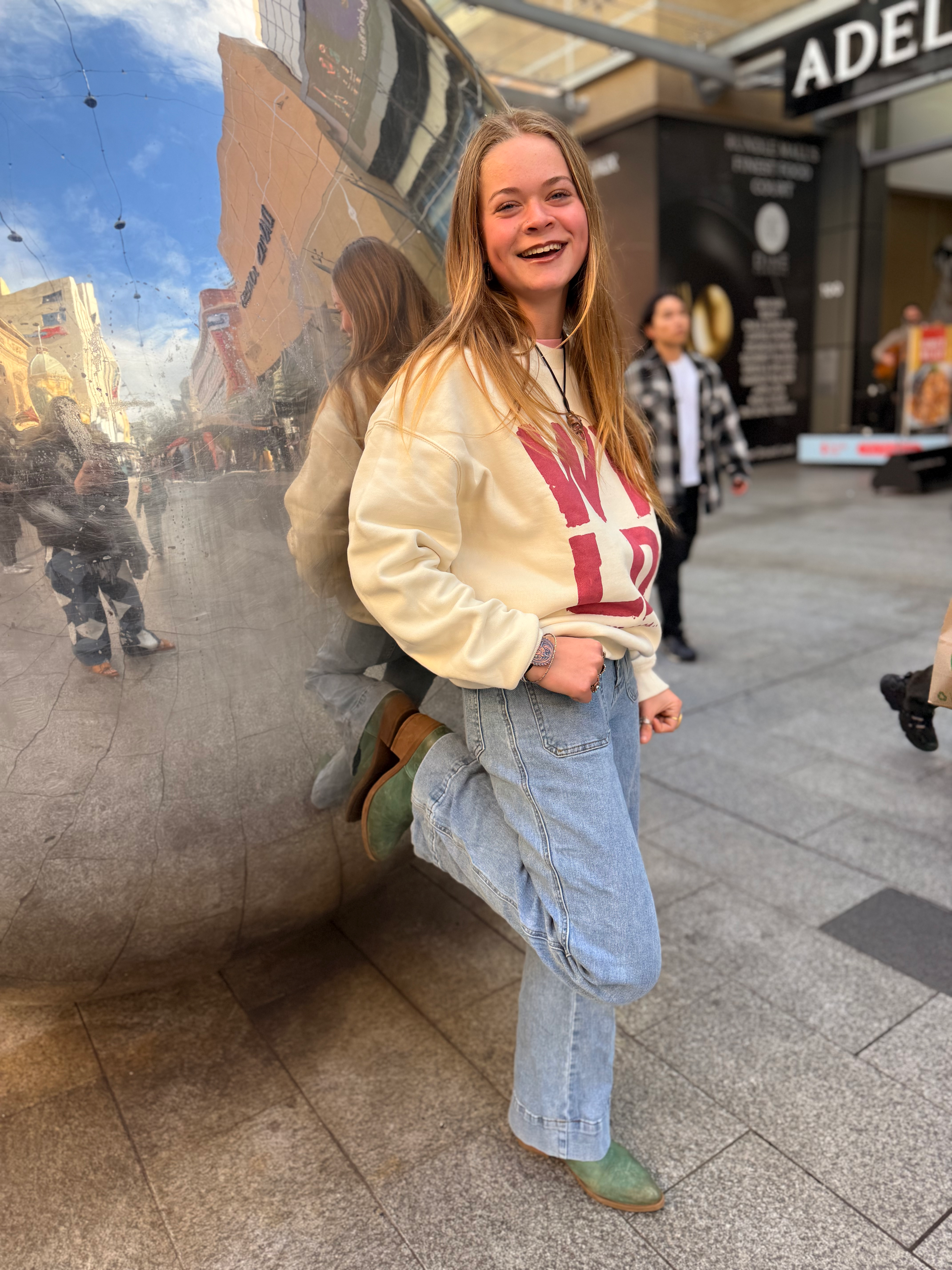 WY LD CREW | VINTAGE BONE XS - Some women were never meant to stay in one pla