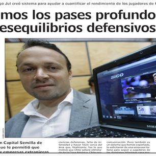 "Medimos los pases profundos y los desequilibrios defensivos"