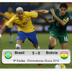 Brasil 5-0 Bolivia