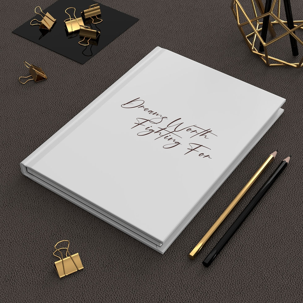 Thumbnail: Dreams Worth Fighting For Hardcover Journal Matte