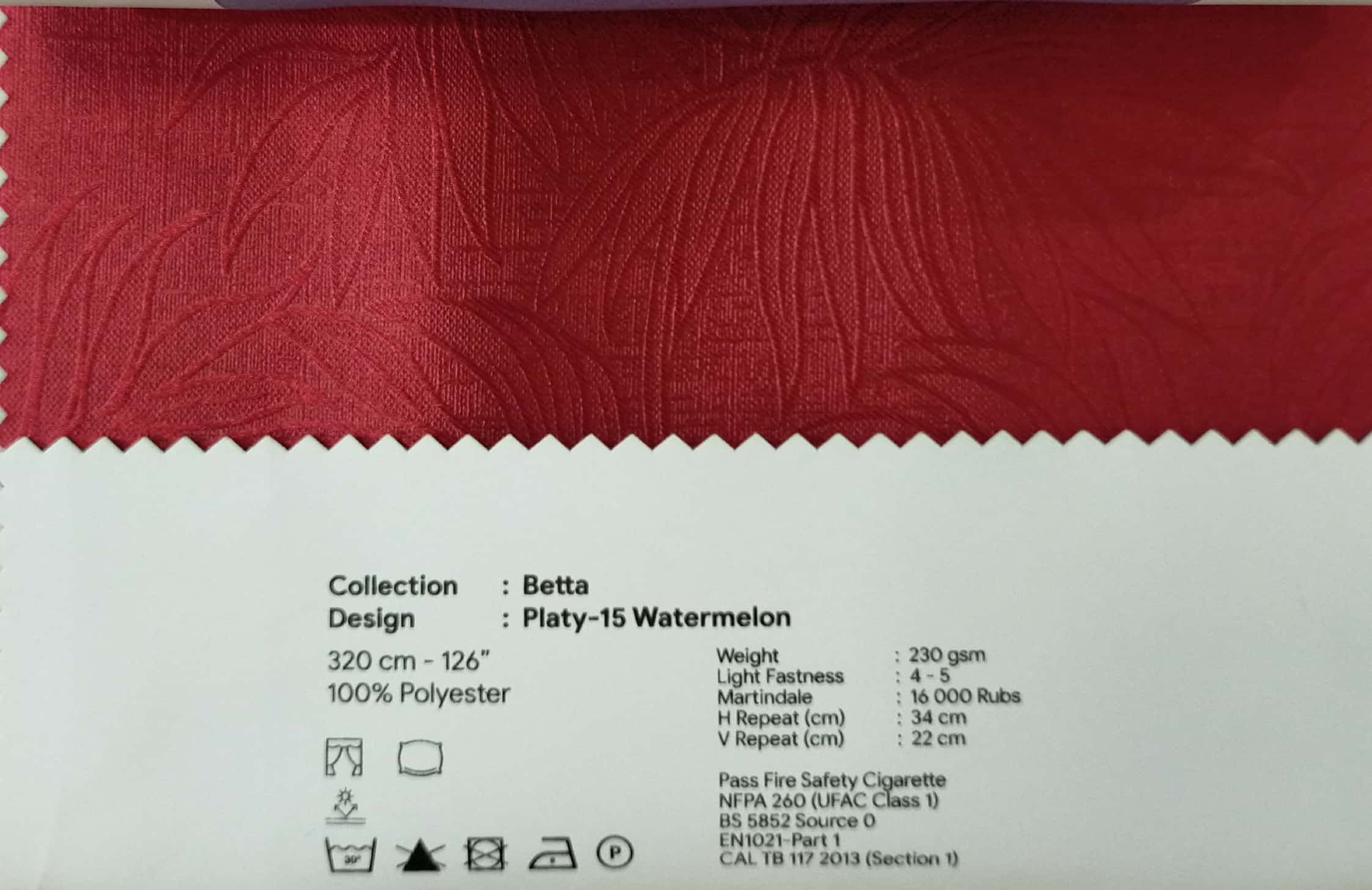 Curtain (Platy) (Semi Blackout) [Per Metre]