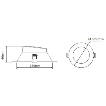 Thumbnail: 20W SMD DOWNLIGHT (DL2050)