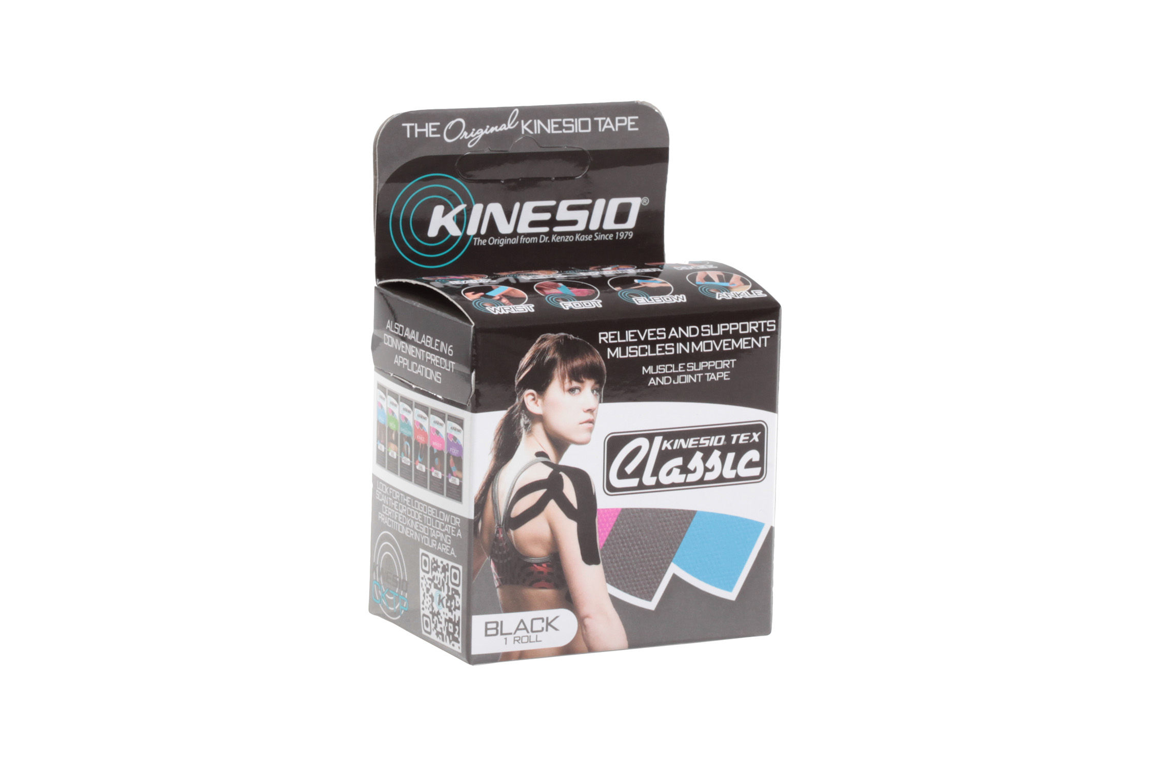Kinesio® Tex Classic (2" Black) - 1 Roll
