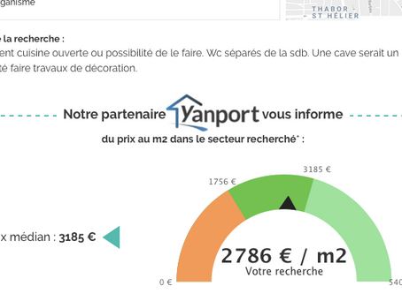 Cherchemonnid intègre la jauge d'évaluation d'une recherche immo