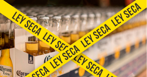 LEY SECA ESTE FIN DE AÑO, CERO ALCOHOL A LA VENTA.