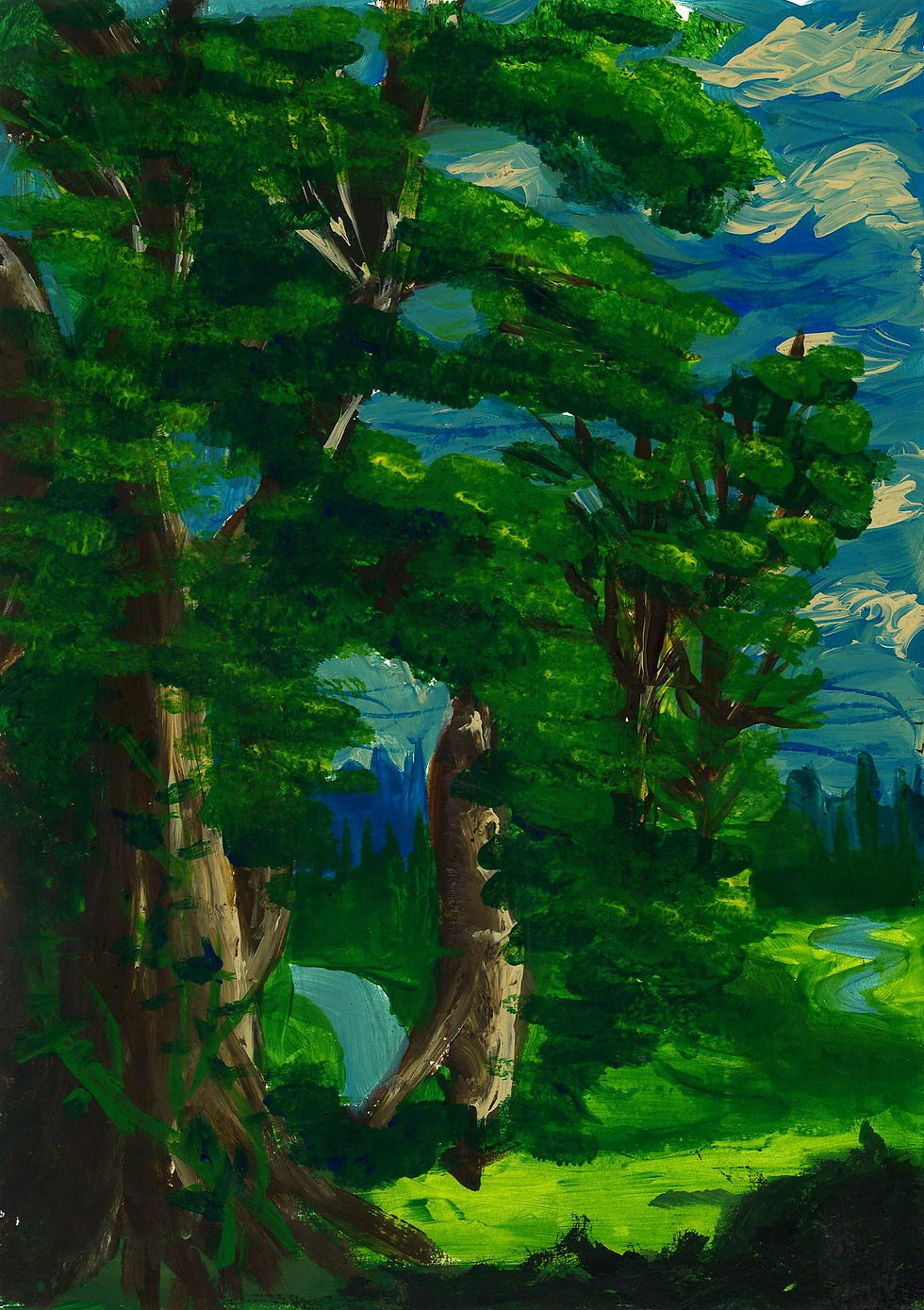 Imaginative landscape A4