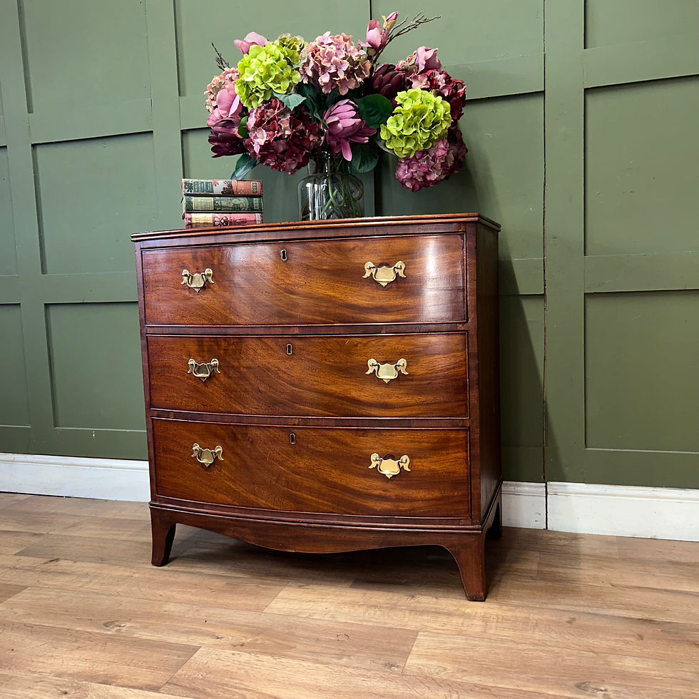 Thumbnail: Antique Georgian Bow Front Chest 
