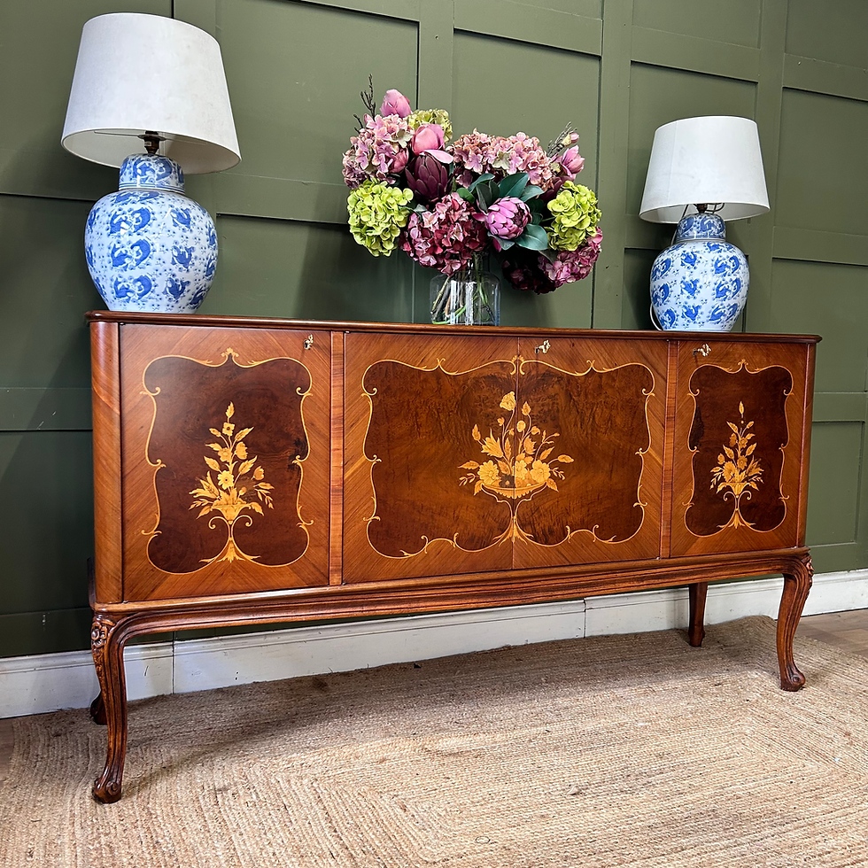 Thumbnail: Large Marquetry Buffet Sideboard 