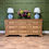 Thumbnail: Solid Oak 9 Drawer Chest Sideboard