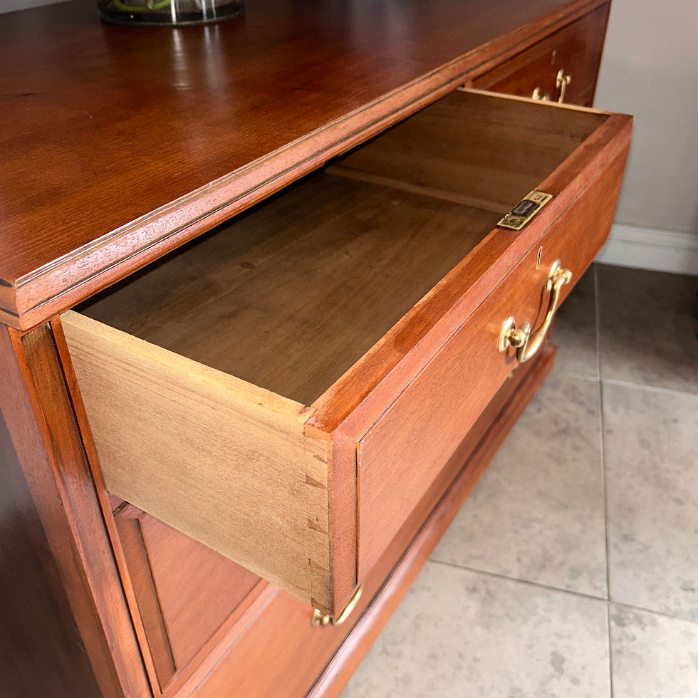 Thumbnail: Antique Georgian Deep 2 over 2 Chest of Drawers
