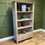 Thumbnail: Solid Oak Tall Bookcase Display Cabinet 