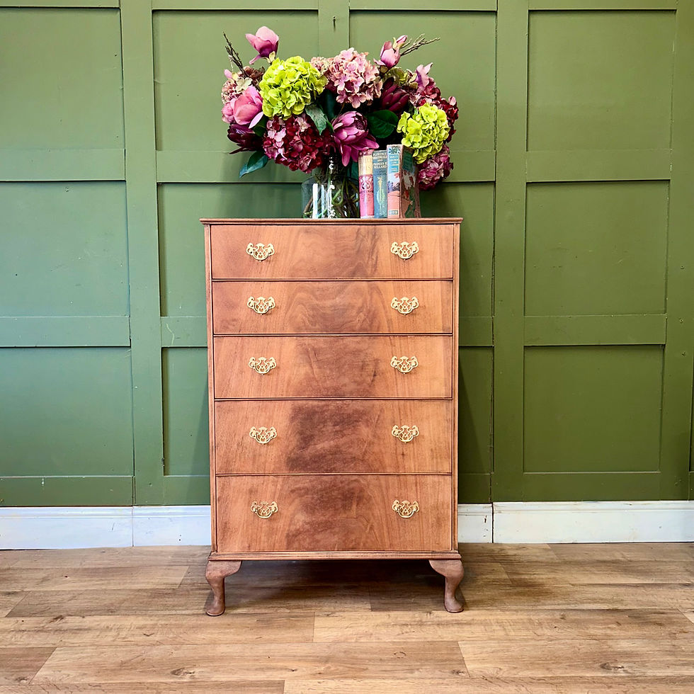 Thumbnail: Antique 5 Drawer Chest of Drawers 